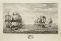 TvB G 2568
<br/>
Zeeslag bij de Doggersbank I (uit serie van 4)
<br/>
<em>Sallieth, Mathias de (1749-1791)</em>